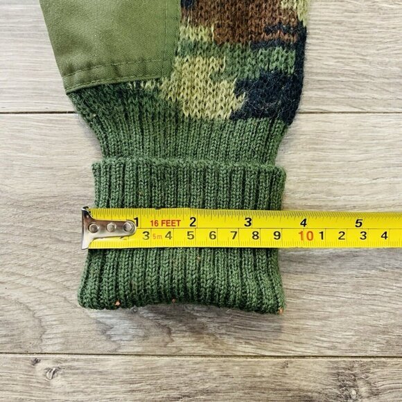 VTG Peter Storm Sweater Mens M Camo Commando 100% Pure New Wool England hunting - Picture 8 of 14